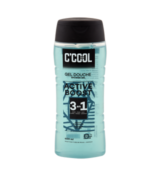 Gel douche homme 3en2 Active boost C'COOL 400ML