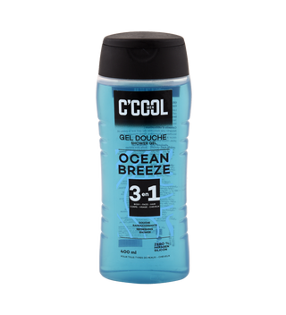 Gel douche homme 3en1 Ocean breeze C'COOL 400ML