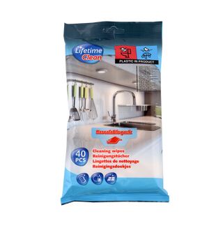 Lingettes nettoyantes 30CM LIFETIME CLEAN 40 Pièces