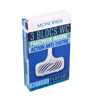 Blocs de cuvette solide Marine MONOPRIX 3x38g