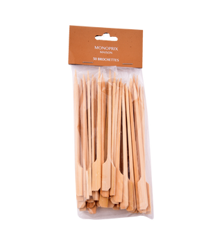 Piques brochettes Bambou MONOPRIX 51 Pièces