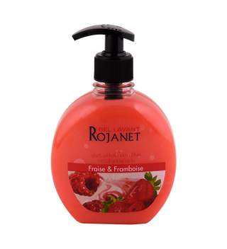 Savon liquide Fraise et framboise ROJANET 400ML
