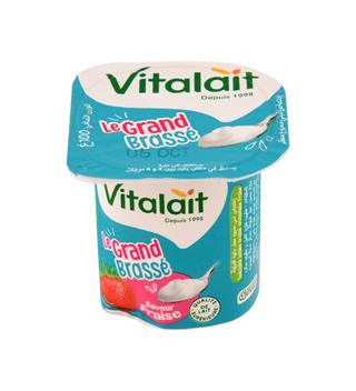 Yaourt brassé Fraise VITALAIT 100g