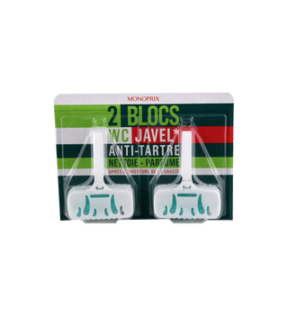 Bloc WC Javel MONOPRIX 2 X 38G