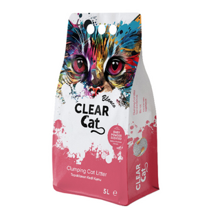 litiere baby powder clear cat 5L