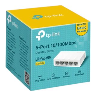 TP-Link Switch Ethernet 5 Ports LS1005 10/100Mbps Hub Ethernet