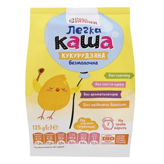 Каша кукурудзяна Dr. Benner безмолочна 125г