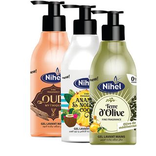 SAVON LIQUIDE 380ML NIHEL COLIS MIX3