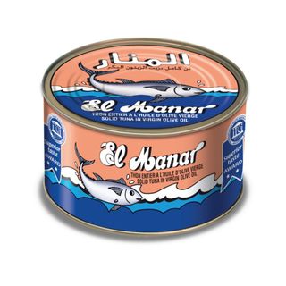 THON 400G MANAR ENTIER A L'HUILE D'OLIVE VIERGE