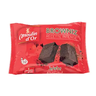 BROWNIZ 60G MOULIN D'OR RECETTE INTENSE