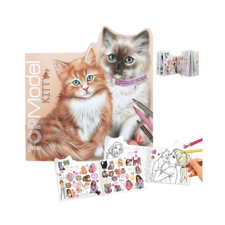 Top Model Cuaderno de Colorear Gatitos-0012713