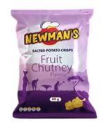 NEWMAN'S Fruit Chutney Potato Crisps, 60g