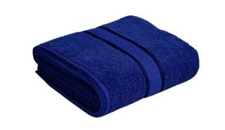 GRACE TXT BLUE BATH TOWEL 80X160