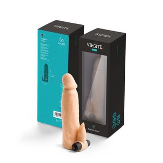 Manga realística para pénis - com vibração - 16.2 cm - S3 - Virgite