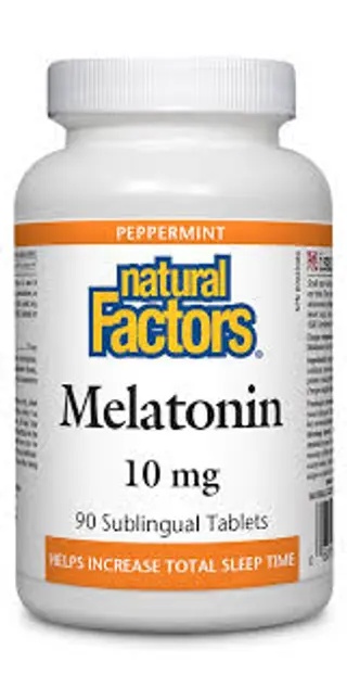 NATURAL FACTORS ALL NIGHT SLEEP MELATONIN 10MG 90'S