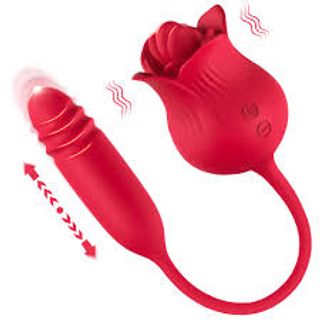 Red Rose with Thrusting Bullet