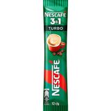Напій кавовий 12 г Nescafe Turbo розчинний стік зелений (3 в 1) м/уп