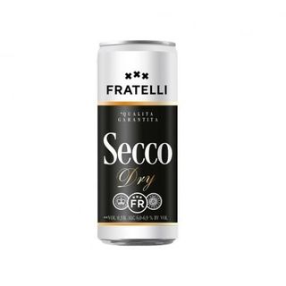 Напій винний 330мл Fratelli Secco Dry слабоалкогольний газований сухий 6-6,9% об ж/б