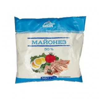 Майонез 350 г Розумний вибір 50% ф/пак