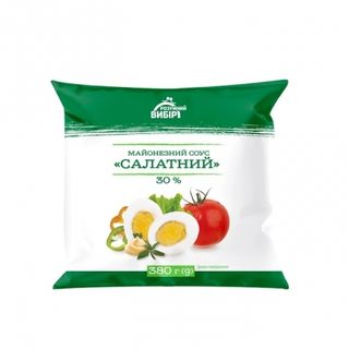 Майонезний соус 350г Розумний вибір Салатний 30% ф/пак