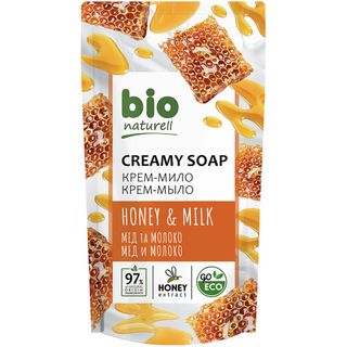 Ბიო Ნატურალი Დ/პ Თხევ.საპონი "თაფლი Და Რძე" Bio Nt 460მლ