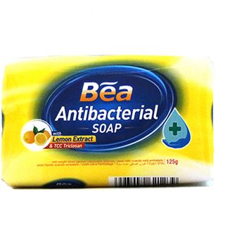 Ბეა Მყარი Საპონი Ანტიბაქტერიული 125გრ Ლიმონი