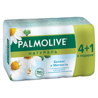 Პალმოლივი Საპონი Მყარი, 4+1 350 Გრ Მულტიპაკი Თაფლი Და Რძე