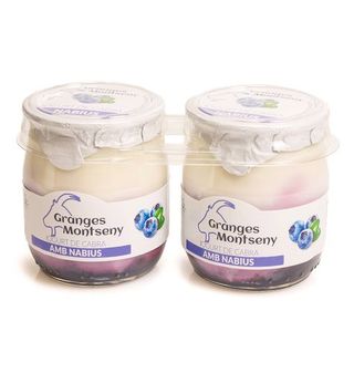 Yogur Granges Montseny Cabra Arándanos Cristal 2 Uds.