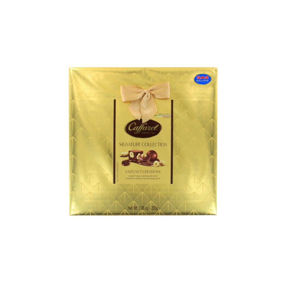 CAFFAREL Шоколадови бонбони Hazelnut Creations Italian Selection 200 ГР