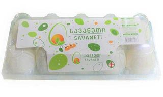 Თეთრი Კვერცხი Მარკეტი 1 Ხარისხის 10ც