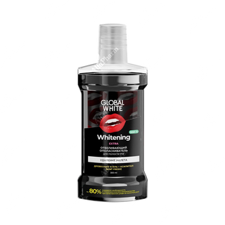 Բերանի խոռոչի ողողման հեղուկ Գլոբալ Ուայթ Էքստրա ապիտակեցնող ածուխով 300մլ