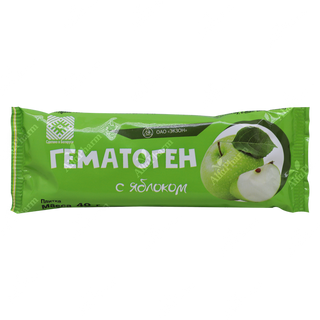 Հեմատոգեն սալիկ խնձորով 40գ