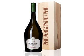 Drvena poklon kutija za magnum butelju