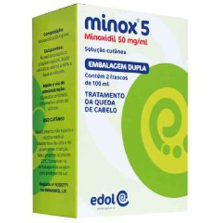 Minox 5 50 mg/ml Solução cutânea Frasco - 100ml x 2 und(s)