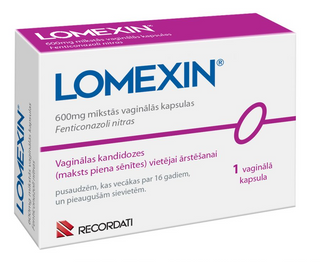 Lomexin 600 mg Cáps vag Blist -