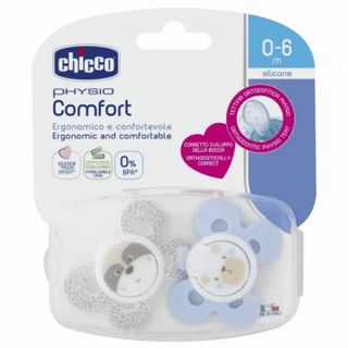 Chicco Chupeta Physio Comfort Chup Silic Menino 0-6m 2