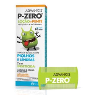 Advancis P-zero Loção Anti Piolhos e Lêndeas S/ Insecticida 100ml C/ Pente