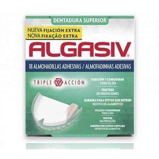 Algasiv Superior Almofadas Adesivas Dentadura 18