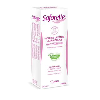 Saforelle Espuma Limpeza Íntima Ultra Suave 250ml