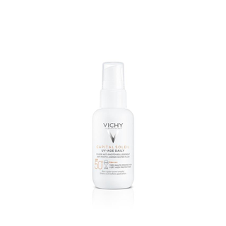 Capital Soleil Promo Fluido UV-Age Daily SPF50+ 40ml + Minéral 89 Sérum Conc Fort 30ml + Bolsa