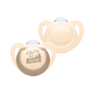 Nuk Chupeta Nature Chup Silic 6-18m Bege 2