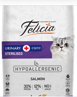FELICIA HRANA HYPOALLERGENICA PISICI STERILIZATE URINARY CARE SOMON VRAC 1KG