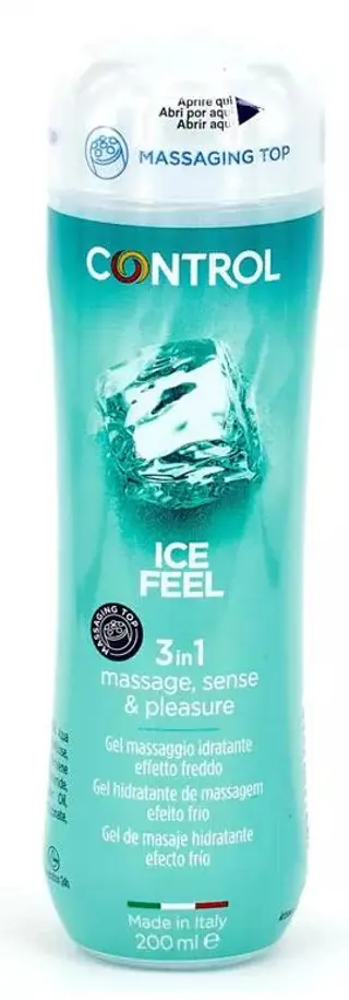 Control Gel Massagem Ice Feel 3 Em 1