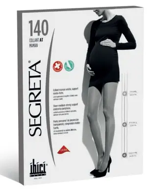 Ibici Collant Gravidez 140 T3 Cor Preta