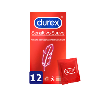 Durex Preservativo Sensitivo Suave x 12 Unidades