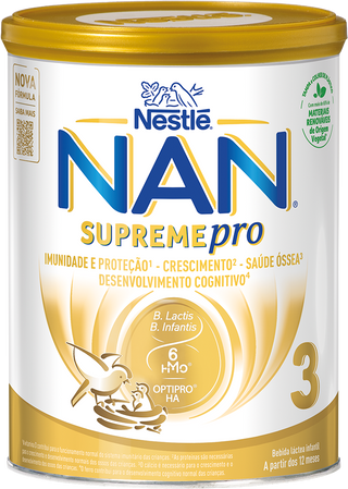 Nan Supreme Pro 3 Leite Crescimento 800G + 12meses