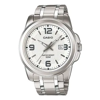 CASIO Silver Water-Resistant Watch, 50M