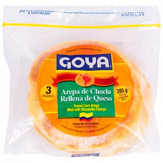 Arepa Choclo Rellena Queso Goya 285 Gr.