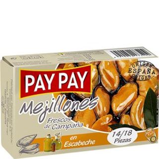 Mejillón Escabeche Pay-Pay 14/18 Ol120