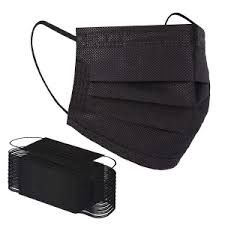 Black Disposable Facemask, 50 Pieces